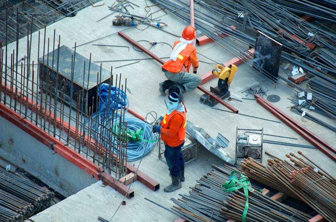 Armacan team on a construction site